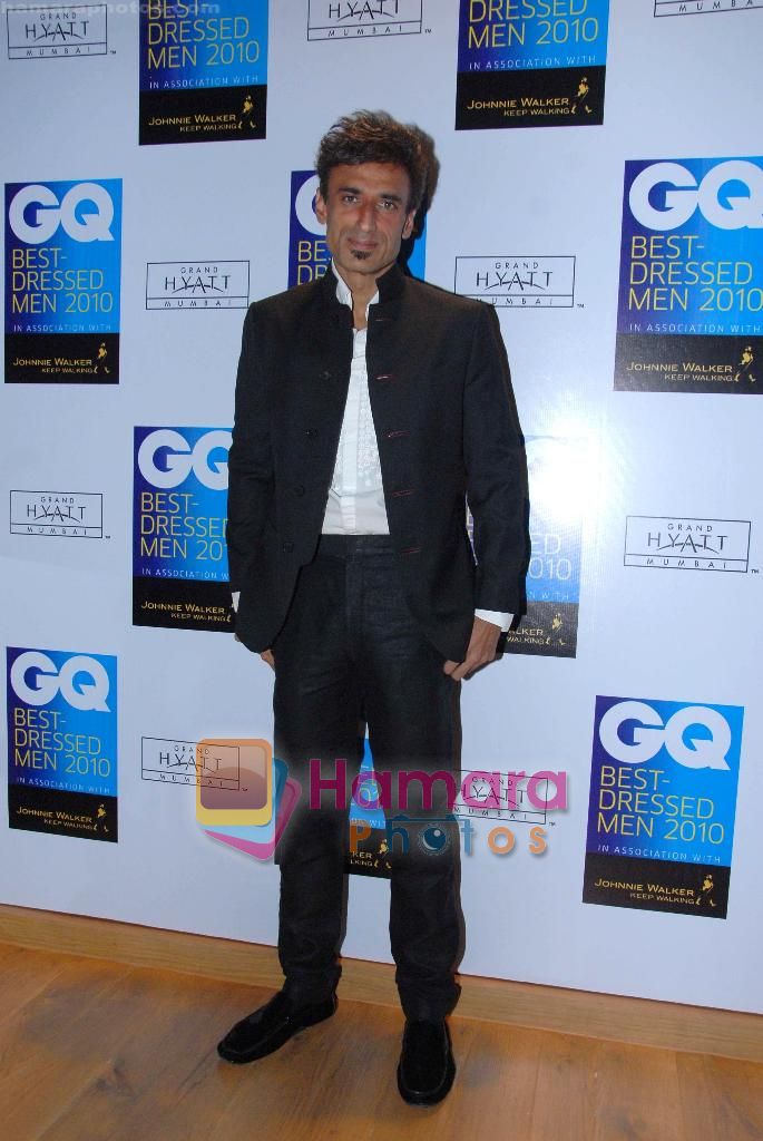 Rahul Dev at the GQ Best-Dressed Men event in Fifty Five East, Grand Hyatt, Mumbai on 3rd June 2010