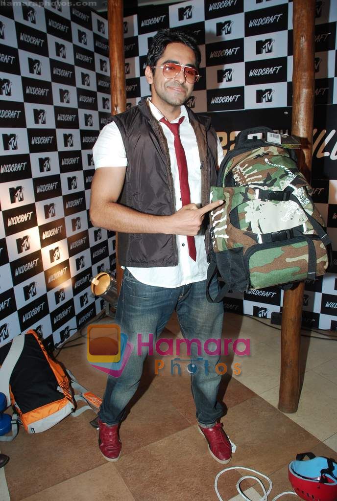 Ayushmann Khurrana at the launch of MTV Wildcraft - range of bags and adventure gear in Bandra on 21st July 2010 