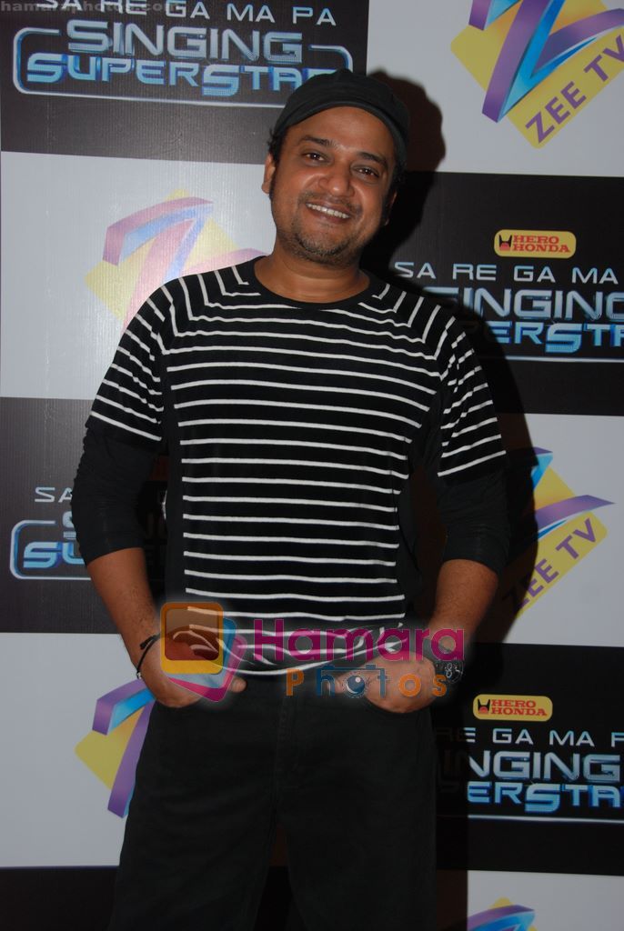 Wajid at the launch of Zee Singing Superstar in Renaissnace Hotel, Powai on 3rd Aug 2010 