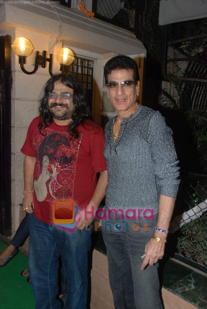 Jeetendra, Pritam Chakraborty at Once upon a time in Mumbaai success bash hosted by Ekta Kapoor in Ekta's bungalow on 4th Aug 2010 