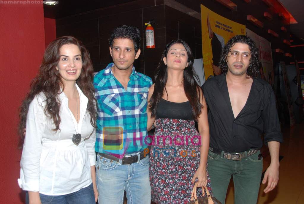 Anjana Sukhani, Rukhsar, Sharman Joshi at Allah Ke Bandey film launch in Cinemax on 25th Aug 2010 