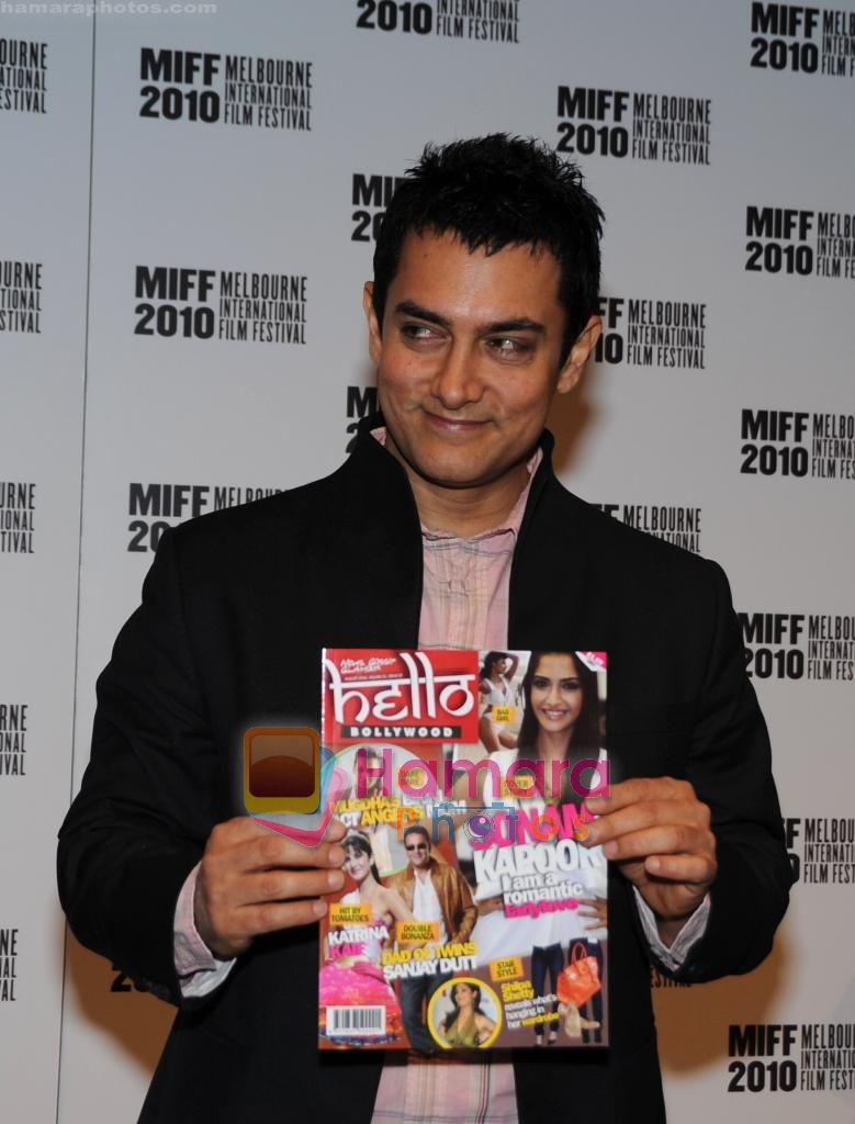 Aamir Khan in Melbourne on 30th Aug 2010