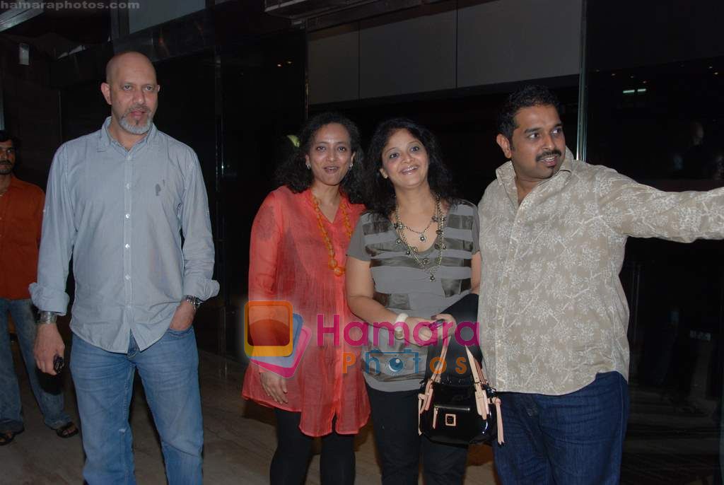 Shankar Mahadevan, Loy Mendosa at We are family screening in Cinemax on 1st Sept 2010 