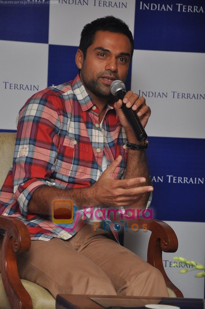 Abhay Deol is Indian Terrain Casual wear brand ambassador in taj lands end, mumbai on 6th Sept 2010  