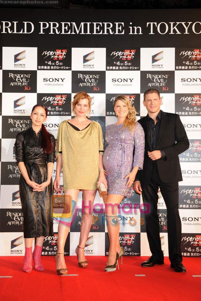 at Resident Evil After Life Tokyo premiere on 15th Sept 2010 