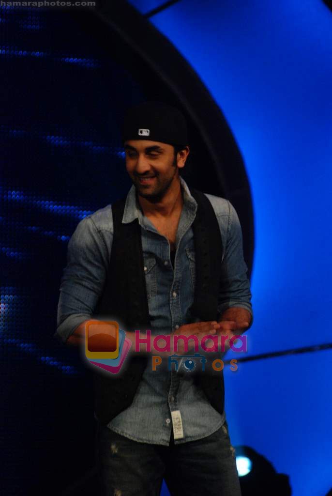 Ranbir Kapoor on the sets of India's Got Talent  in Film City on 18th Sept 2010 