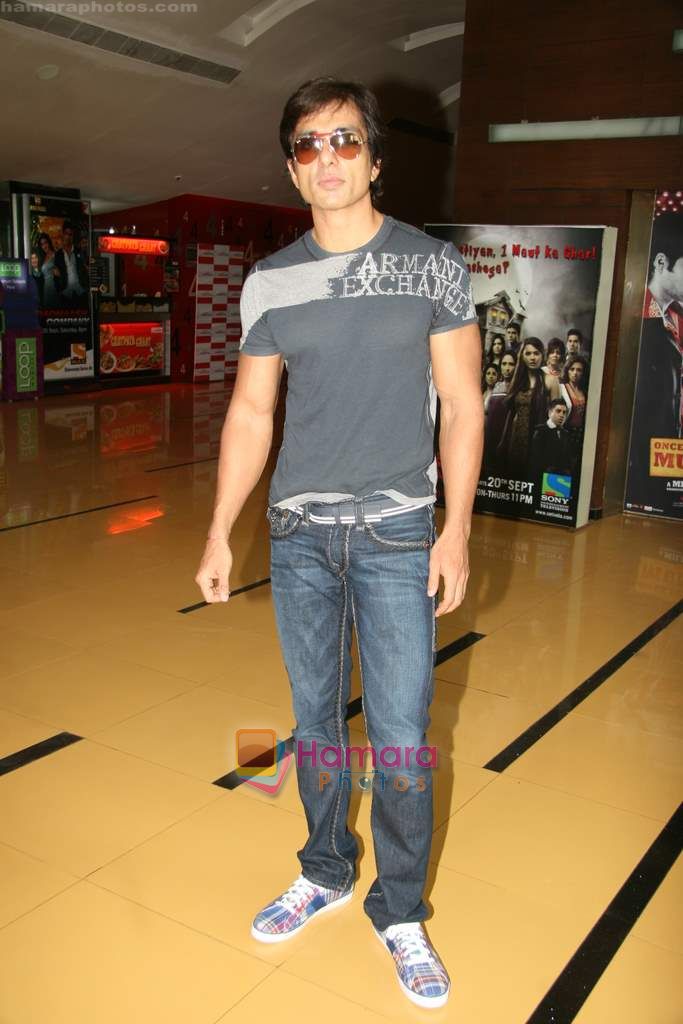 Sonu Sood at Dabangg special charity screening in Cinemax on 21st Sept 2010 