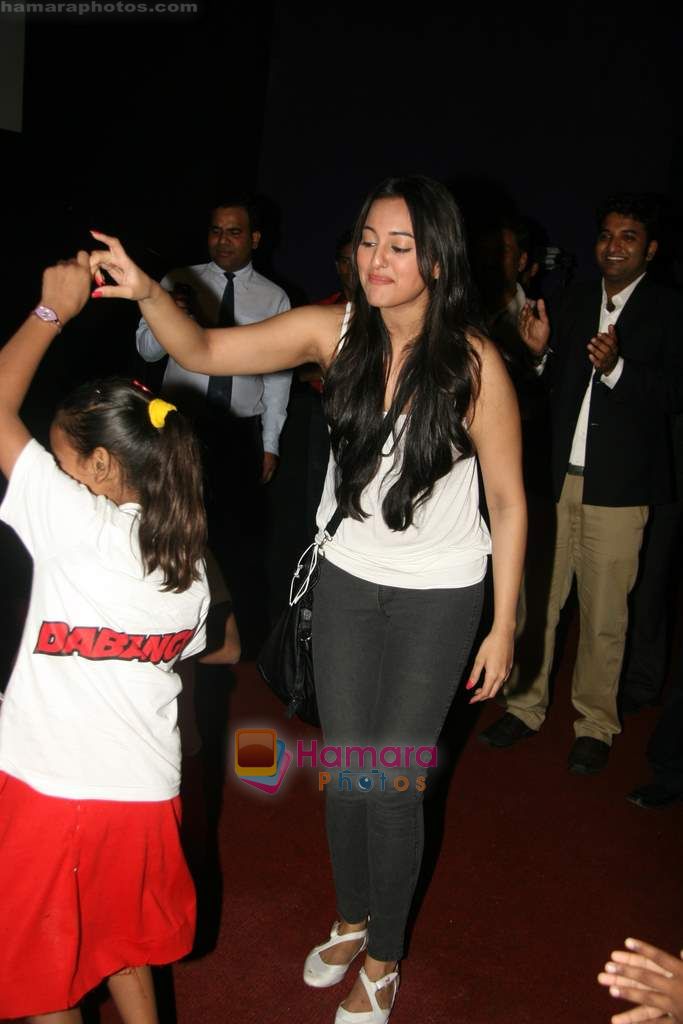 Sonakshi Sinha at Dabangg special charity screening in Cinemax on 21st Sept 2010 