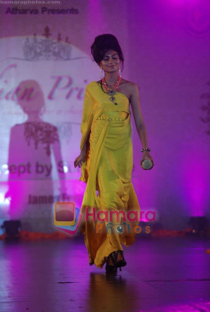 Model walks the ramp for James Ferriera Show at Indian Princess in J W Marriott on 25th Sept 2010 