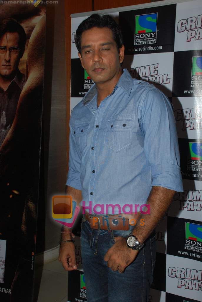 Anup Soni hosts Sony's Crime Patrol in Goregaon on 6th Oct 2010 
