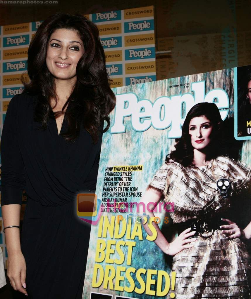 Twinkle Khanna launches People magazine issue in Mumbai on 8th Oct 2010 
