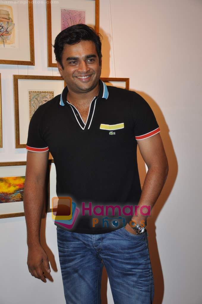 Madhavan at Prerna Joshi cardology art event in Le Sutra on 8th Oct 2010 