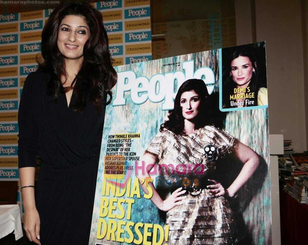Twinkle Khanna launches People magazine issue in Mumbai on 8th Oct 2010