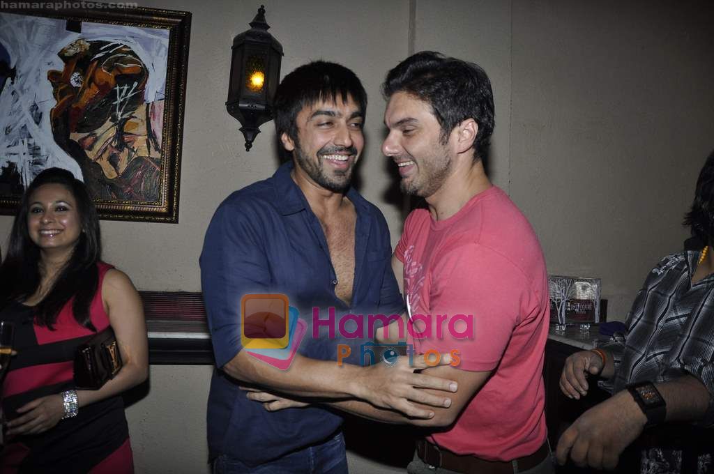 Sohail Khan, Aashish Chaudhary at Being Human show after party in Balthazar, Juhu, Mumbai on 9th Oct 2010 ~0