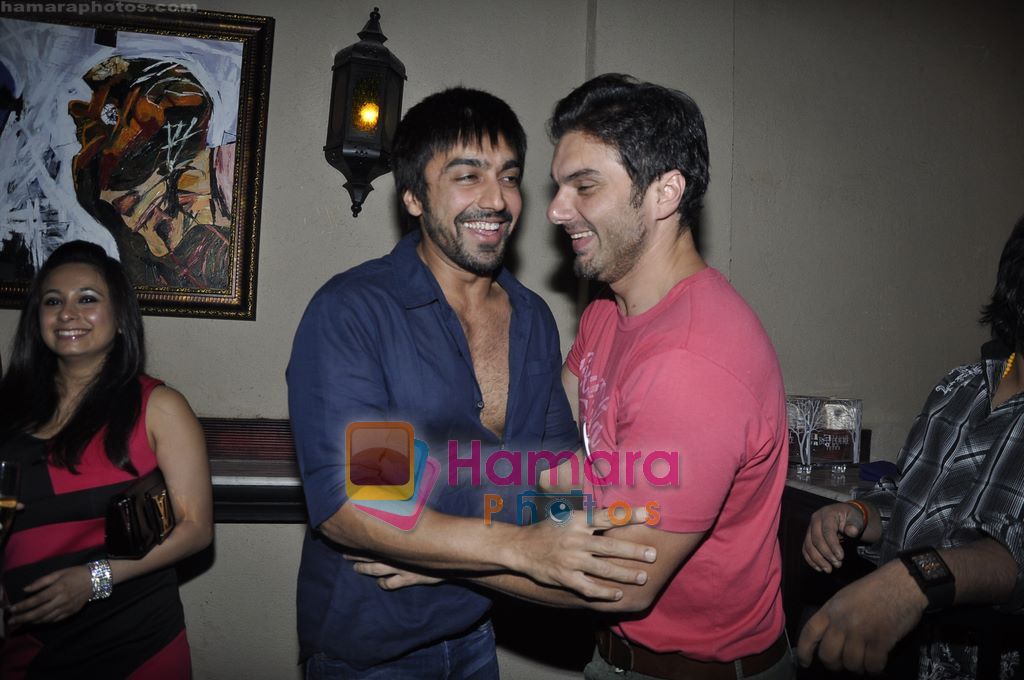 Sohail Khan, Aashish Chaudhary at Being Human show after party in Balthazar, Juhu, Mumbai on 9th Oct 2010 