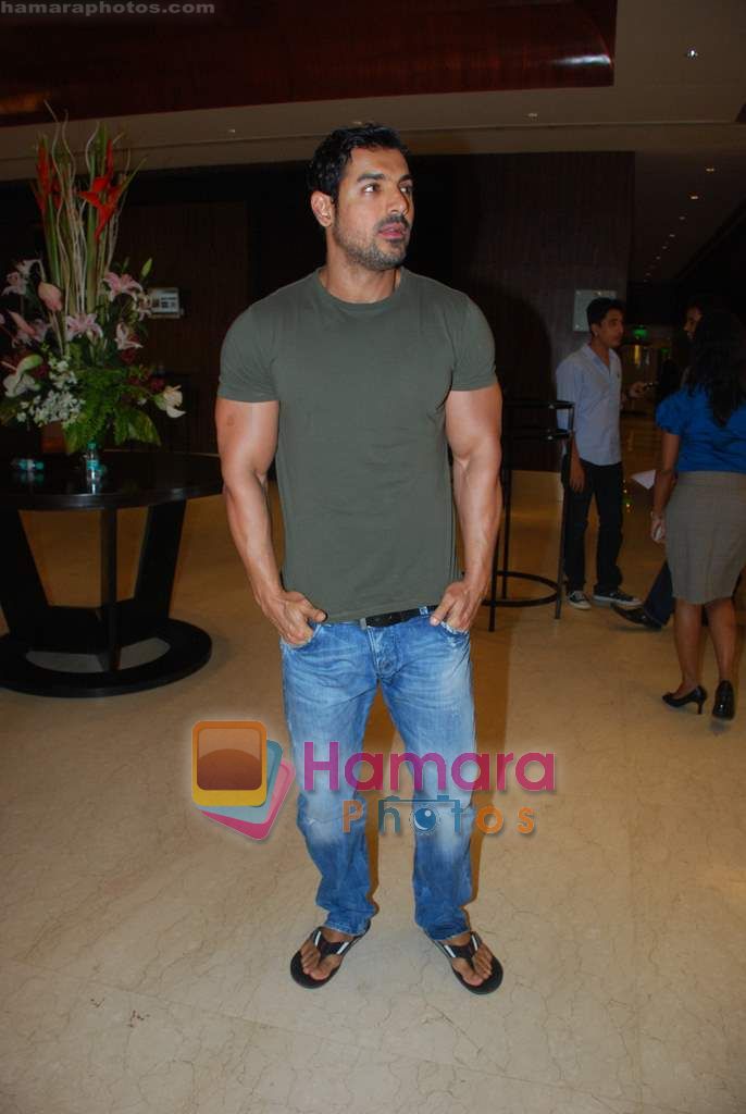 John Abraham spotted at Novotel Hotel in Juhu on 13th Oct 2010 