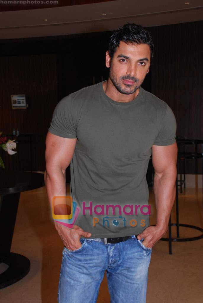John Abraham spotted at Novotel Hotel in Juhu on 13th Oct 2010 
