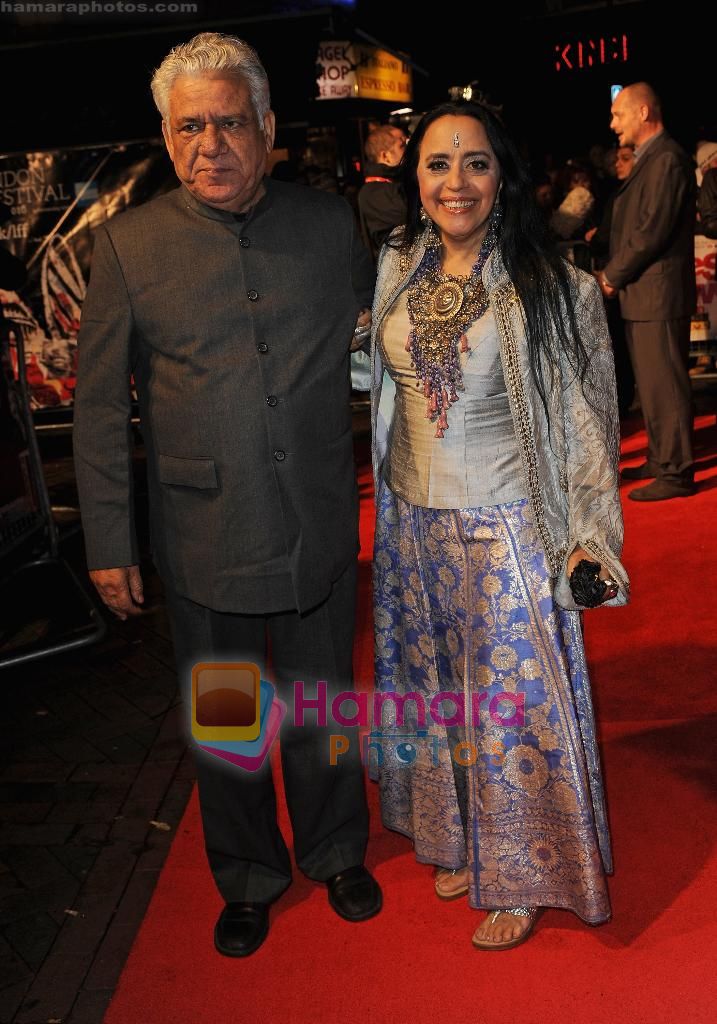 Ila Arun, Om Puri at the premiere of West is West at London Film Festival o 19th Oct 2010 