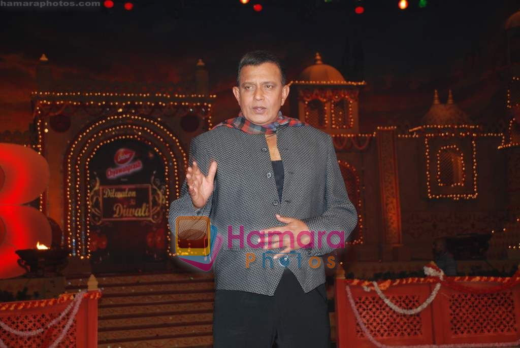 Mithun Chakraborty on the sets of Colors Diwali show in Yashraj Studios on 25th Oct 2010 