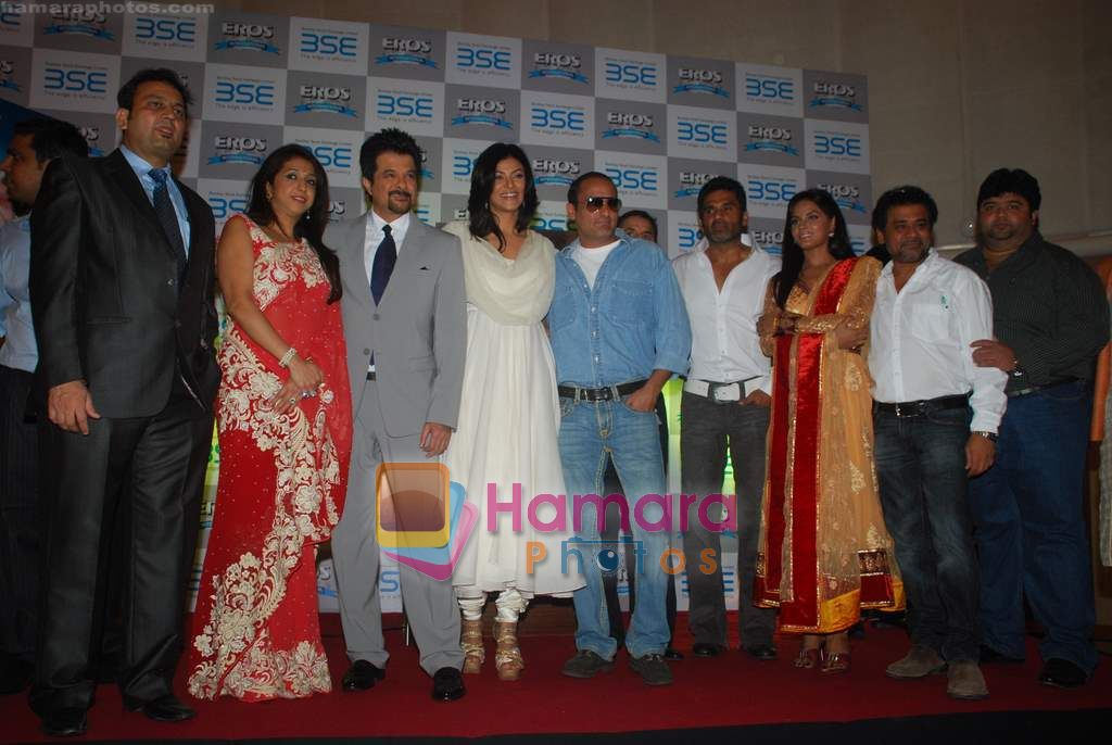 Sushmita Sen, Akshay Khanna, Anil Kapoor, Neetu Chandra, Sunil Shetty at No Problem film mahurat in BSE on 6th Nov 2010 