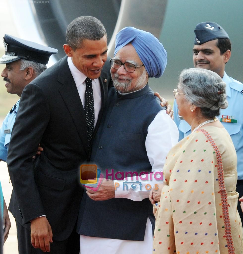 Obama in Mumbai,  India on 7th Nov 2010 