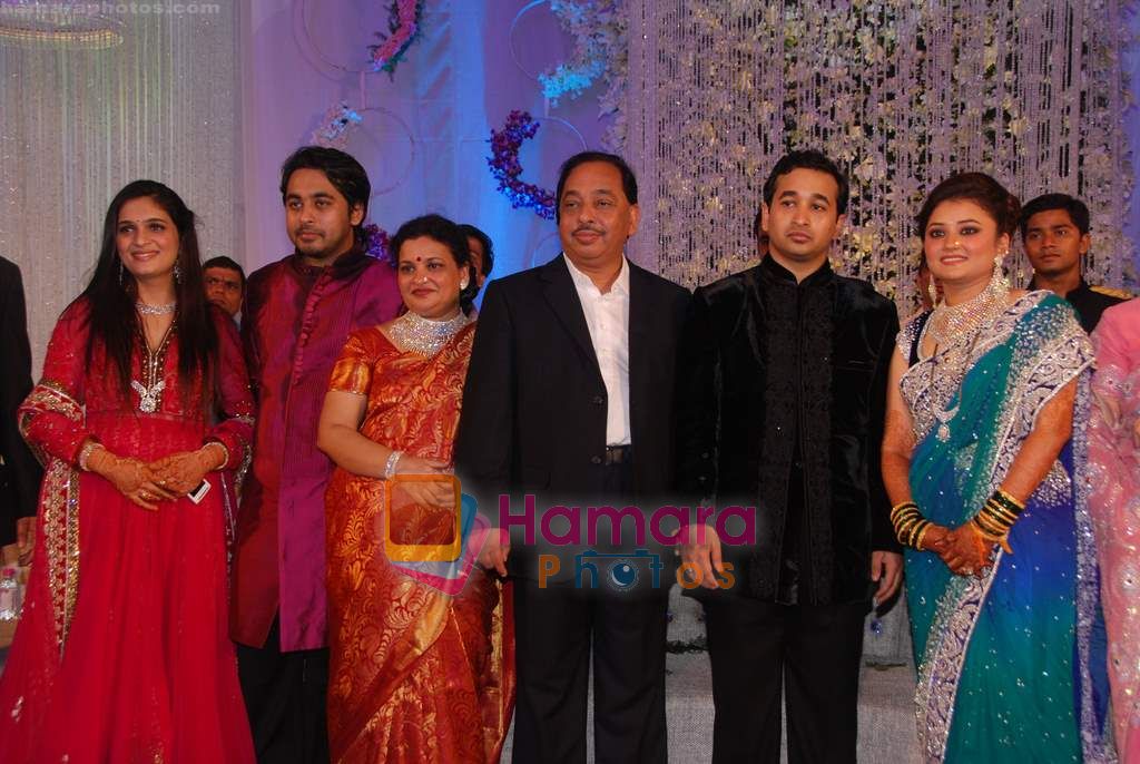 at Nitish Rane's wedding reception in Mahalaxmi Race Course on 28th Nov 2010 