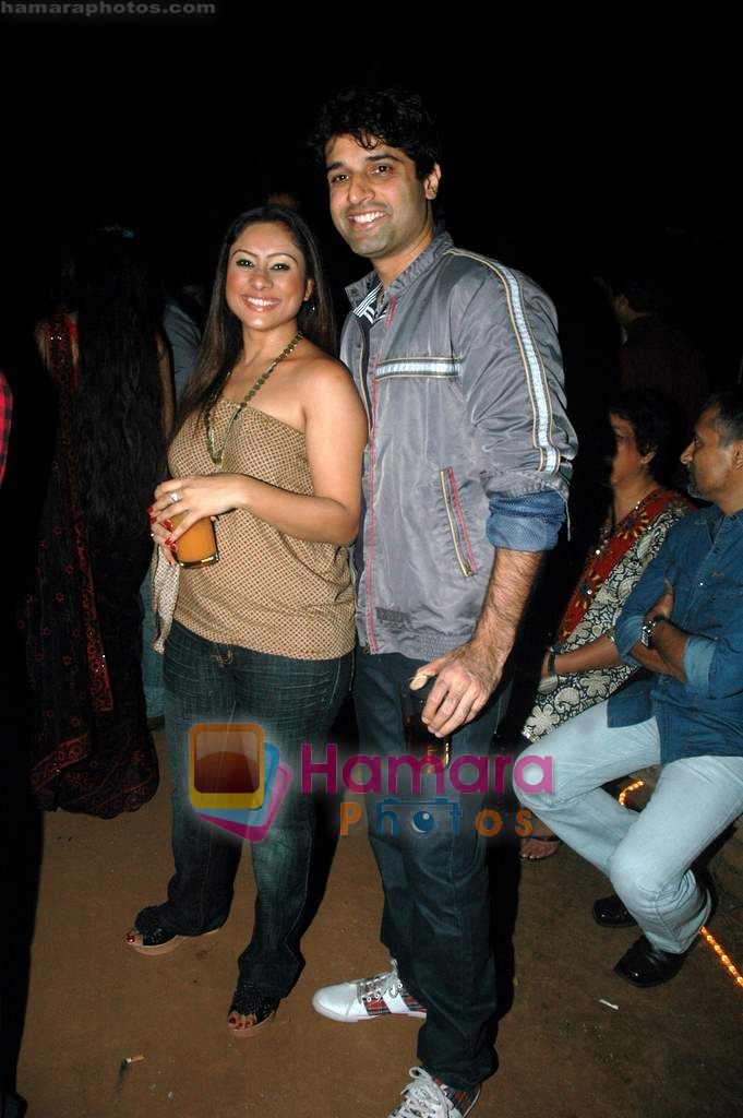 Sai and Shakti at Bhindi Baazaar Inc film bash in Kino's Cottage on 15th ec 2010 