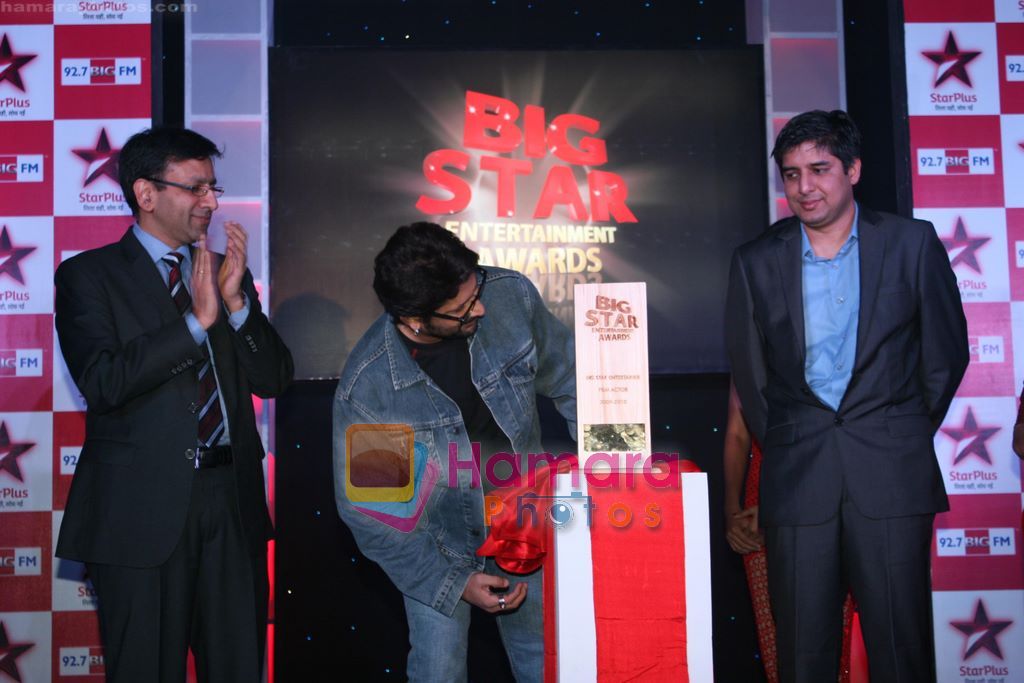 Arshad Warsi at the launch of Big Star Entertainment awards in Taj Bandra, Mumbai on 15th Dec 2010 