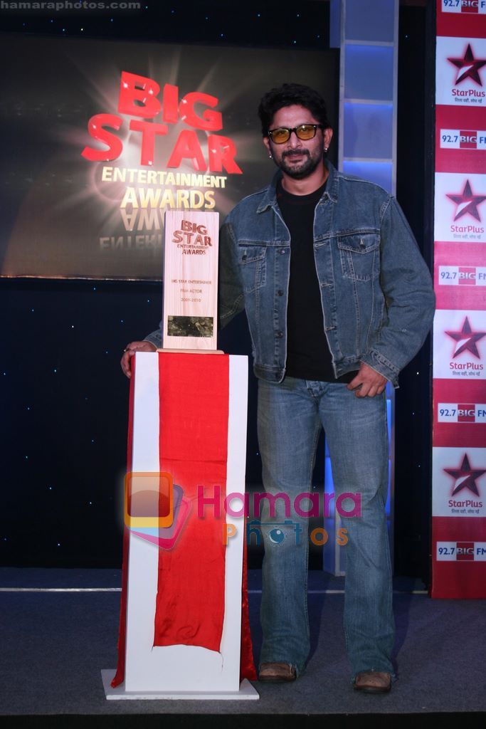 Arshad Warsi at the launch of Big Star Entertainment awards in Taj Bandra, Mumbai on 15th Dec 2010 
