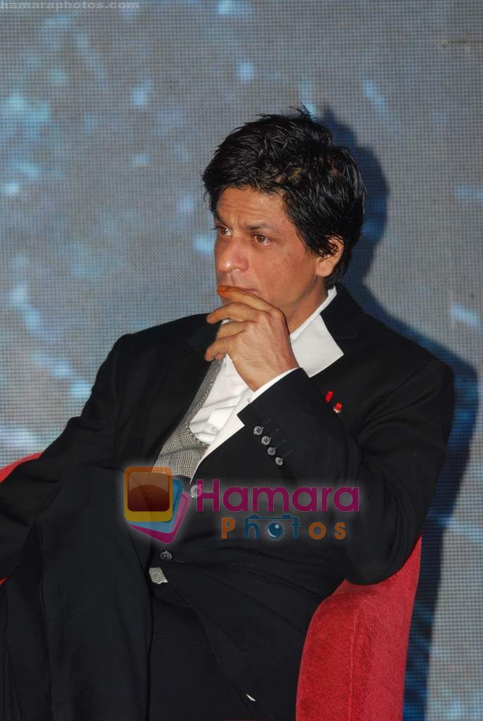 Shahrukh Khan at the new NDTV show show Jhor Ka Jhatka in Grand Hyatt, Mumbai on 17th Dec 2010 