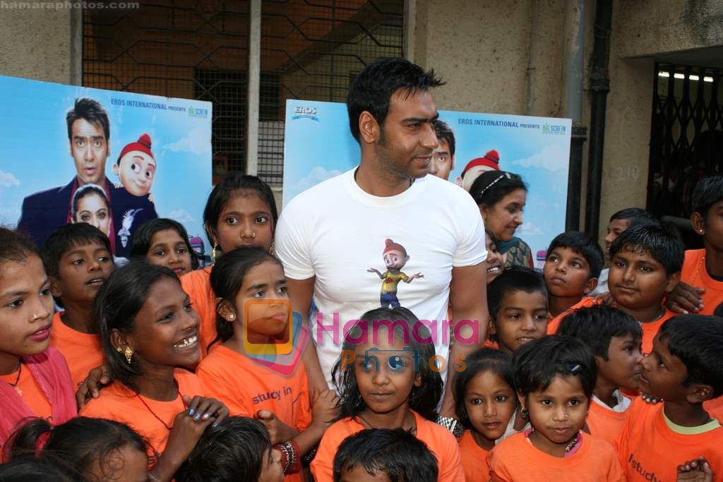 Ajay Devgan at _Toonpur Ka Superrhero_ promotional events in Juhu on 20th Dec 2010 