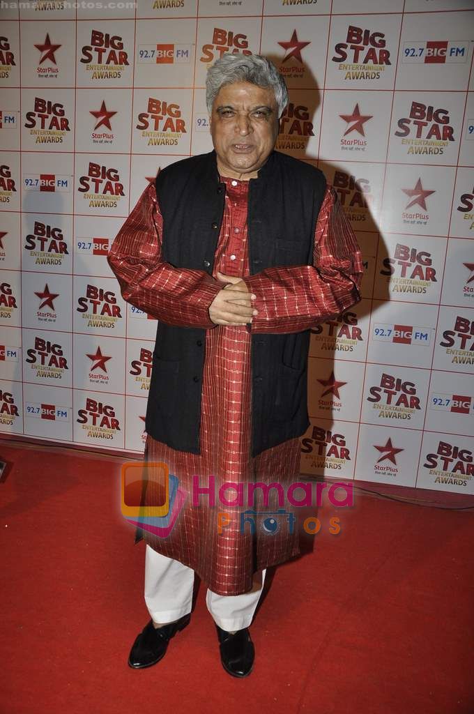 Javed Akhtar at Big Star Awards in Bhavans Ground on 21st Dec 2010 