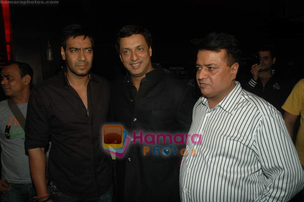 Ajay Devgan, Madhur Bhandarkar at Dil To Baccha Hai Ji music launch in Cinemax on 23rd Dec 2010 