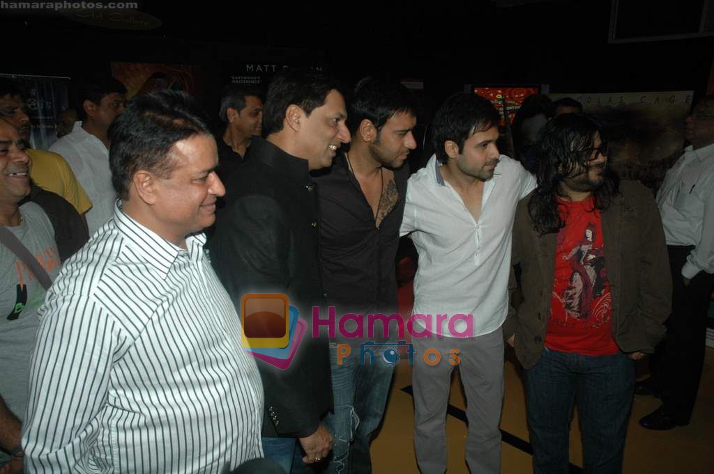 Sanjay Chhel, Pritam Chakraborty, Madhur Bhandarkar, Emraan Hashmi, Kumar Mangat at Dil To Baccha Hai Ji music launch in Cinemax on 23rd Dec 2010 