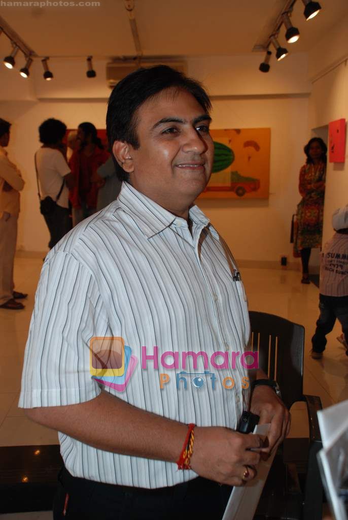 Dilip Joshi at Bi-Scope exhibition by Maushmi Ganguly and Arpan Sidhu in Hirjee Gallery on 5th Jan 2011 
