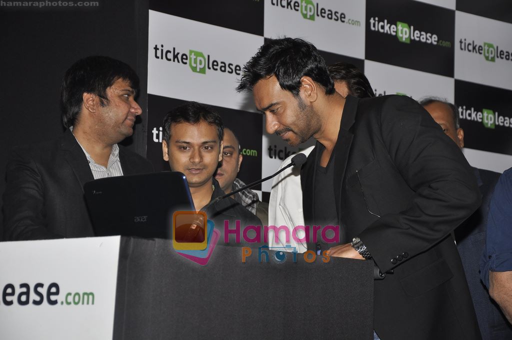 Ajay Devgan launch Ticketplease.com in J W Marriott, Mumbai on 10th Jan 2011 