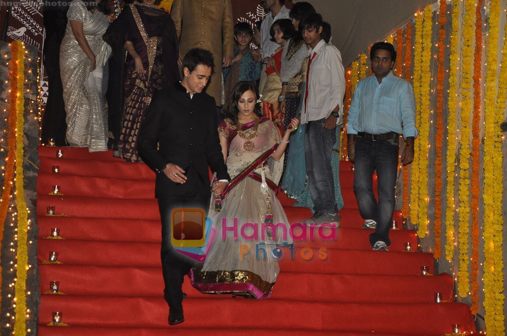 Imran Khan, Avantika Malik at Imran and Avantika's Wedding in Bandra, Mumbai on 10th Jan 2011 