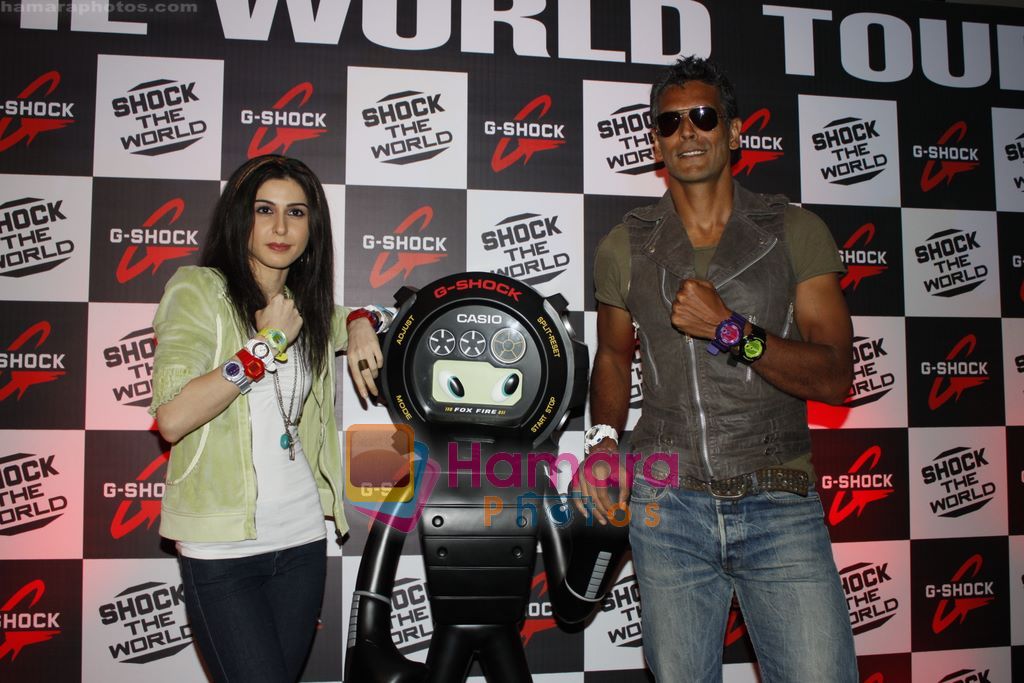 Milind Soman unveils latest G-shock watch in Taj, Colaba, Mumbai on 12th Jan 2011 