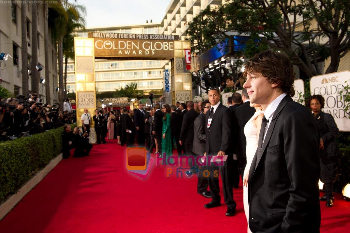 at 68th Annual Golden Globe Awards red carpet in Beverly Hills, California on 16th Jan 2011 