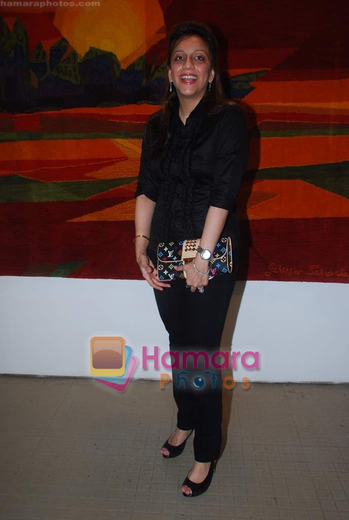 at group art show hosted by Sunil Sethi in Jehangir Art Gallery on 17th Jan 2011 