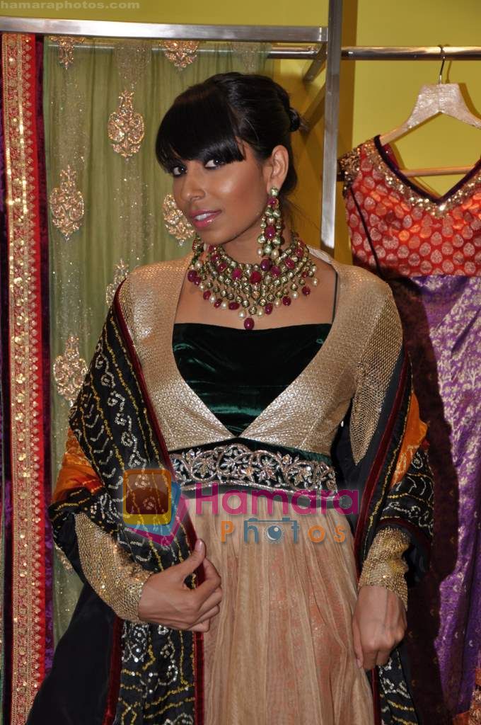 Candice Pinto at Amara showcases Shyamal Bhunika's new collection in Amara on 20th Jan 2011 