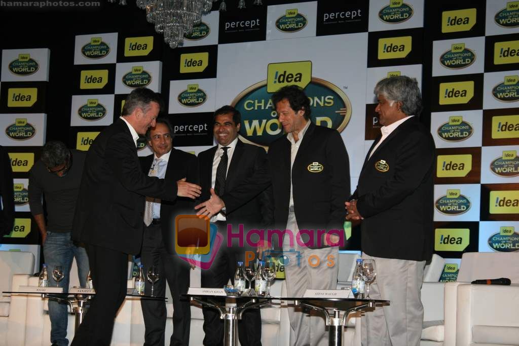 Imran Khan at Announcement of Keep Cricket Clean campaign in Trident on 2nd Feb 2011 