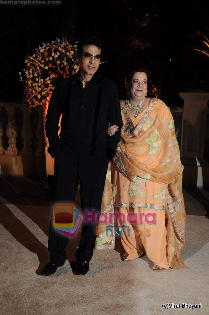 Jeetendra at  Imran Khan's wedding reception in Taj Land's End on 5th Feb 2011 