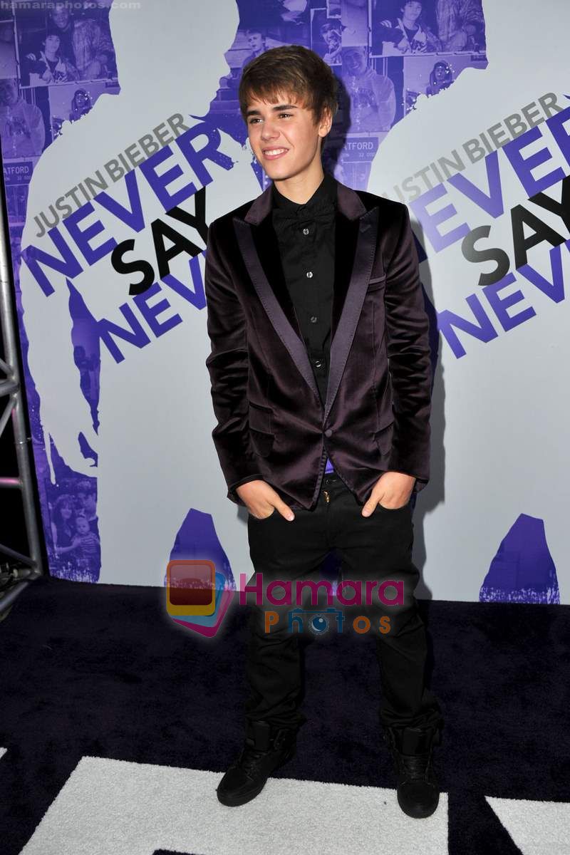 at Justin Bieber Never Say Never premiere on 10th Feb 2011 