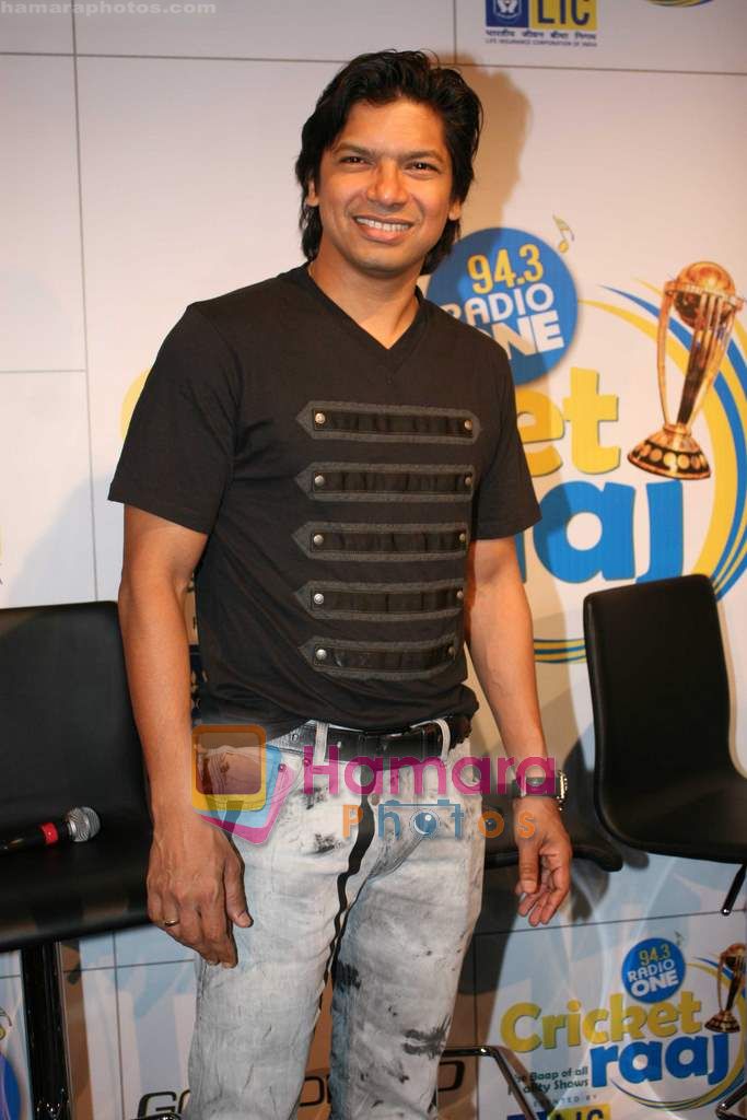 Shaan at the launch of Radio One  cricket anthem in Parel on 16th Feb 2011 