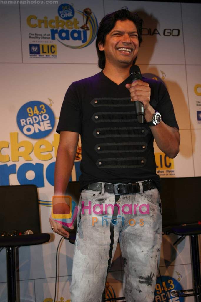 Shaan at the launch of Radio One  cricket anthem in Parel on 16th Feb 2011