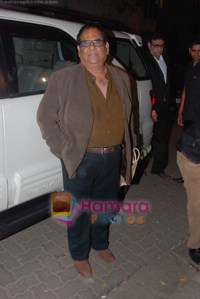 Satish Kaushik at Shahid Kapoor's Birthday Party in Olive, Bandra, Mumbai on 25th Feb 2011 
