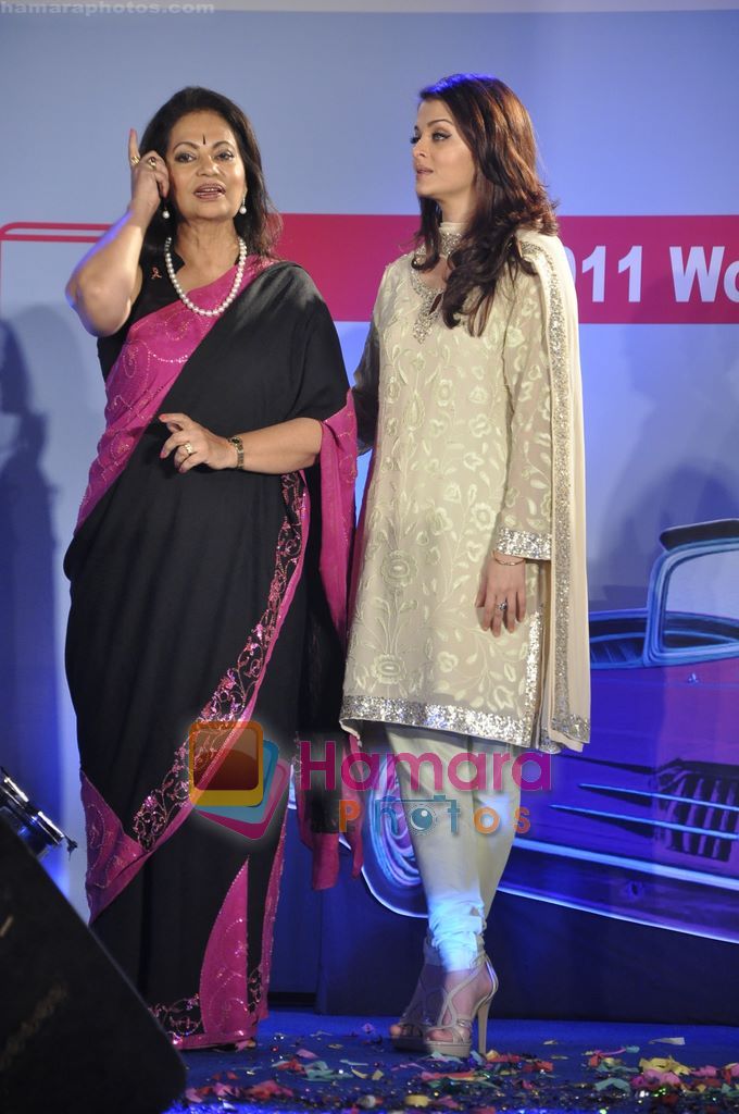 Aishwarya Rai Bachchan at Lavassa Womens car Rally Prize Distribution in Hyatt Regency, Andheri, Mumbai on 4th March 2011 