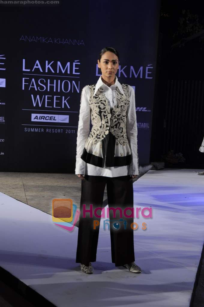 on day 1 Lakme Fashion Week for designer Anamika Khanna in Tote on 10th March 2011 