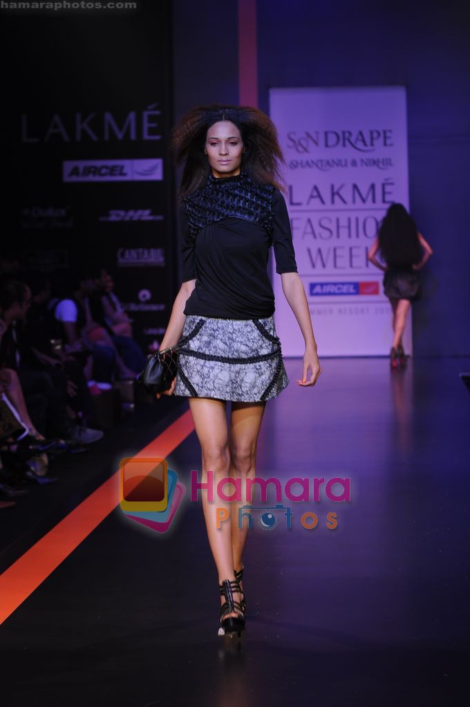 Model walk the ramp for Shantanu & Nikhil show at Lakme Fashion Week 2011 Day 3 in Grand Hyatt, Mumbai on 13th March 2011 
